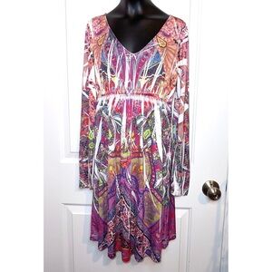 Katydid purple and pink rhinestone dress